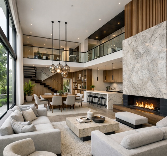 Intérieur d’une maison contemporaine