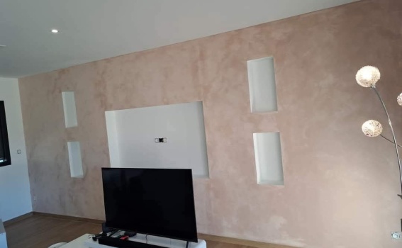 Mur en chaux